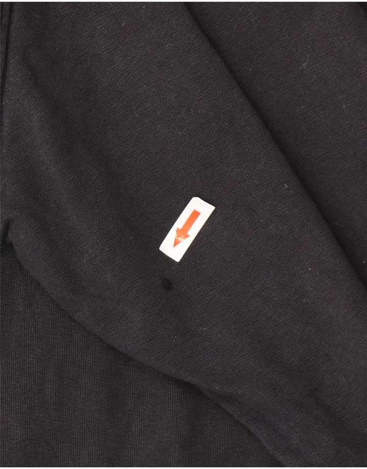 Felpa con cappuccio da uomo Vans, cotone medio nero