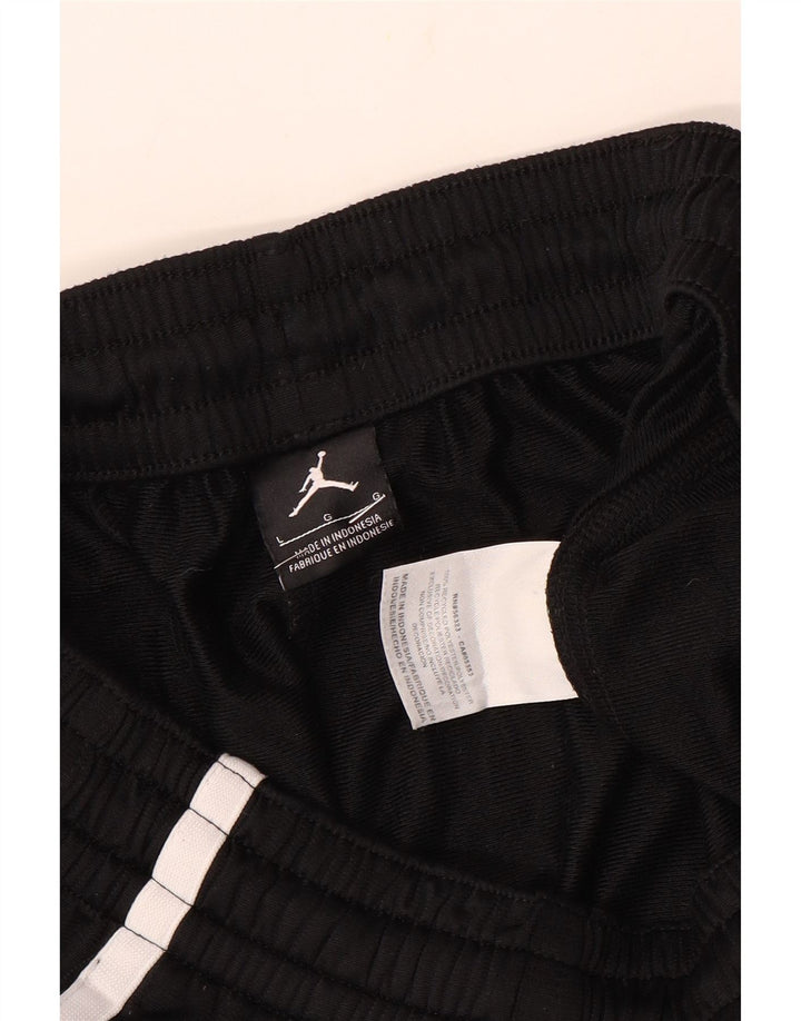 Pantaloni da tuta da uomo Jordan Large neri in poliestere