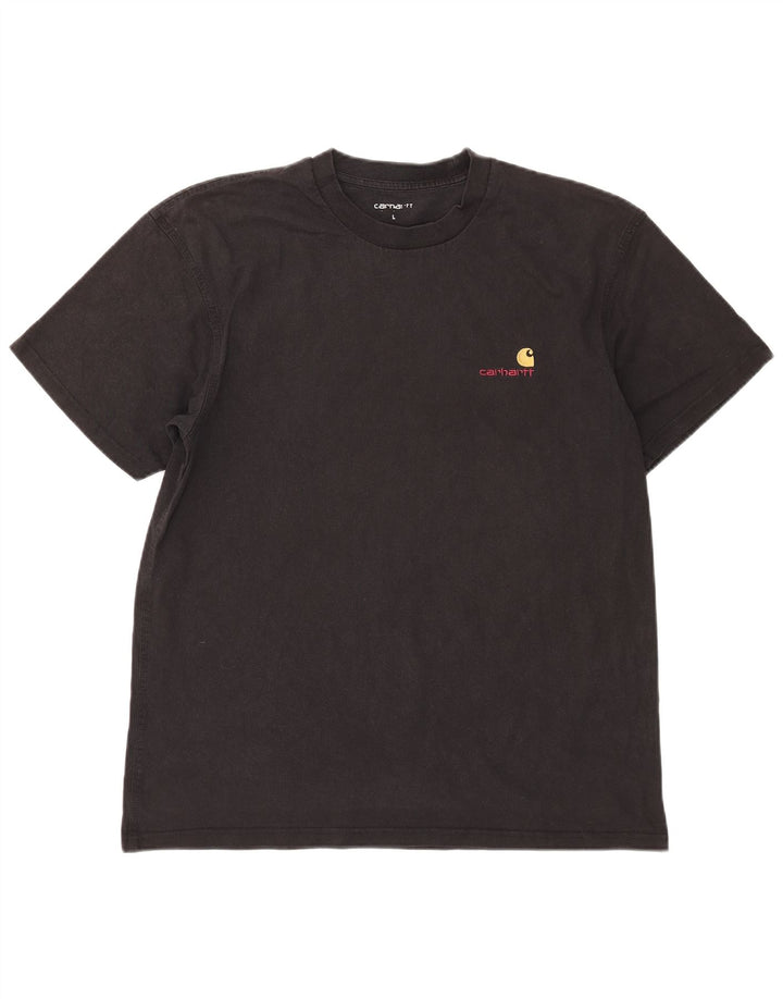 T-shirt Carhartt da uomo grande nera