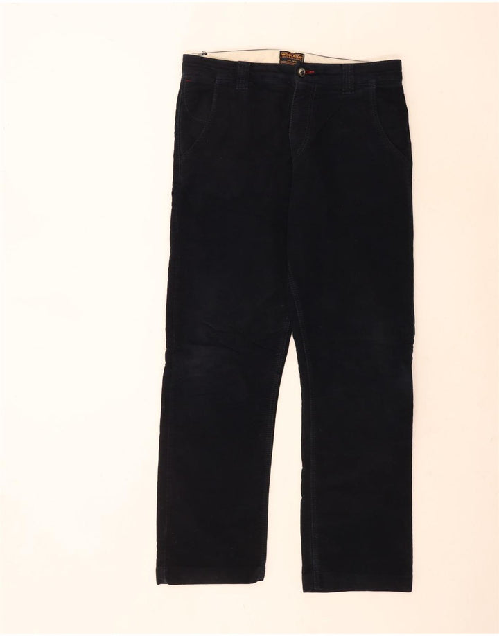 Pantaloni chino regolari da uomo Woolrich W32 L29 Blu Navy