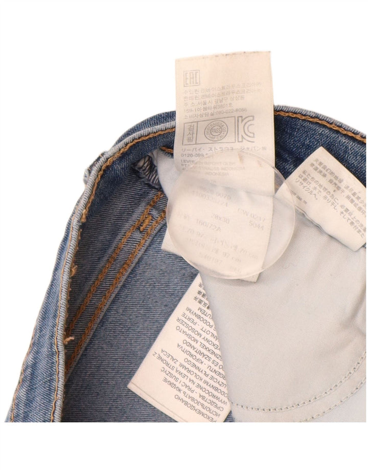 Levi's Donna 311 Shaping Skinny Jeans W28 L30 Cotone Blu