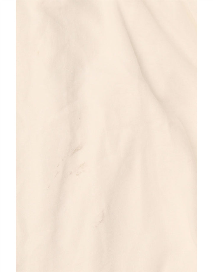 Abito a trapezio da donna Zara UK 18 XL poliestere bianco