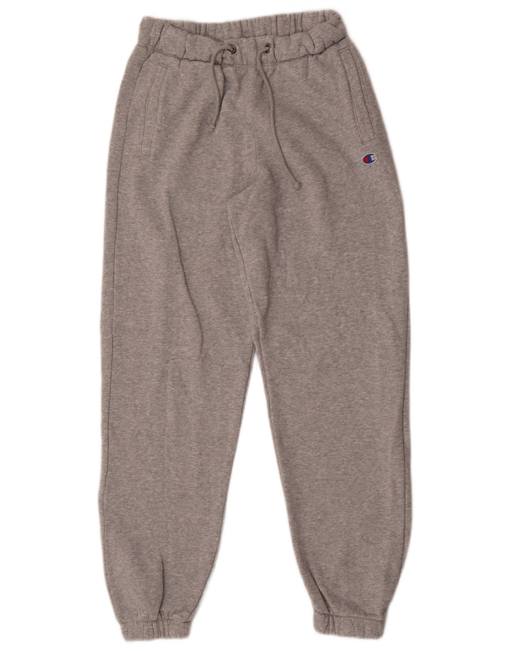 Pantaloni da tuta da uomo Champion Joggers piccoli in cotone grigio
