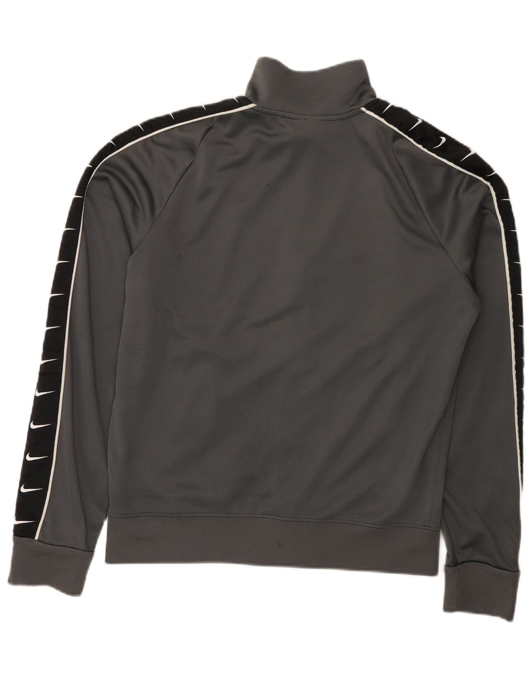 Giacca da ginnastica grafica Nike da uomo, piccola, in poliestere color block grigio
