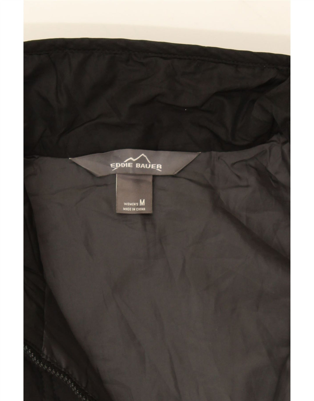 EDDIE BAUER Womens Quilted Jacket UK 14 Medium Black Polyester Vintage Eddie Bauer and Second-Hand Eddie Bauer from Messina Hembry 