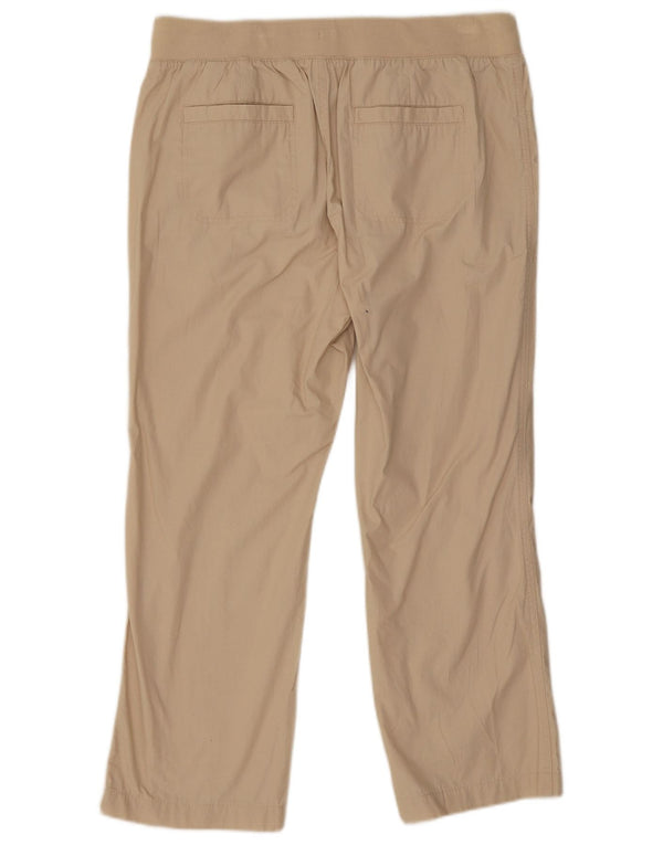 Pantaloni chino corti da donna Marks & Spencer UK 14 Large W32 L26 Beige