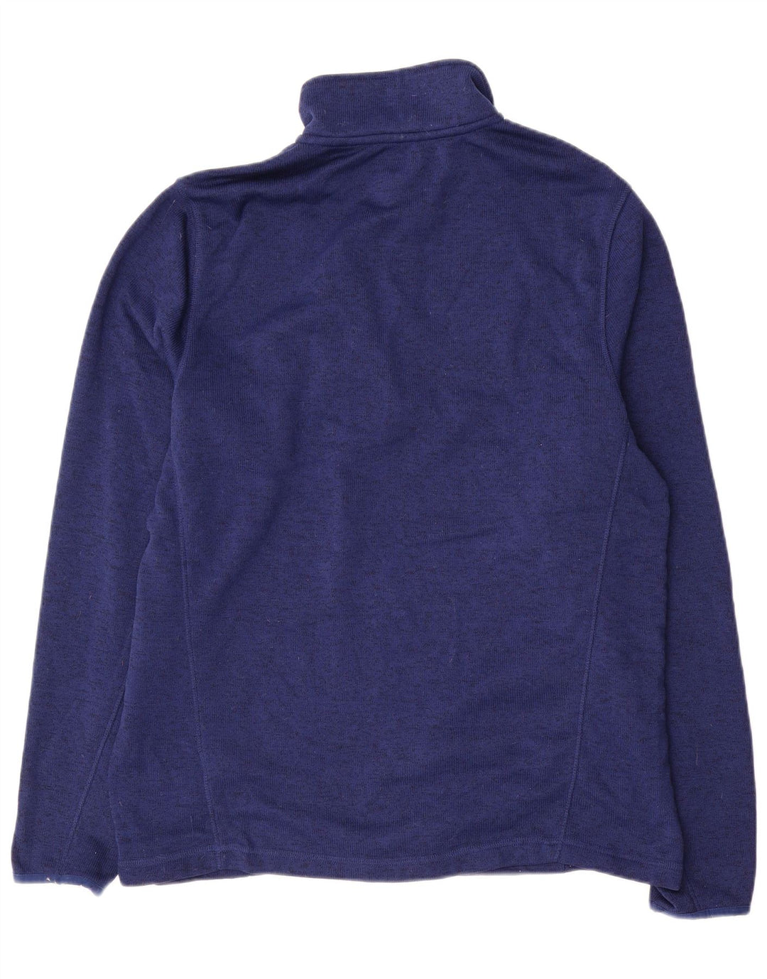 FILA Felpa da uomo con zip sul collo, maglione grande, blu navy, in poliestere