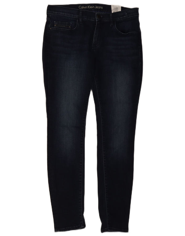 Jeans skinny da donna Calvin Klein W32 L32 cotone blu navy