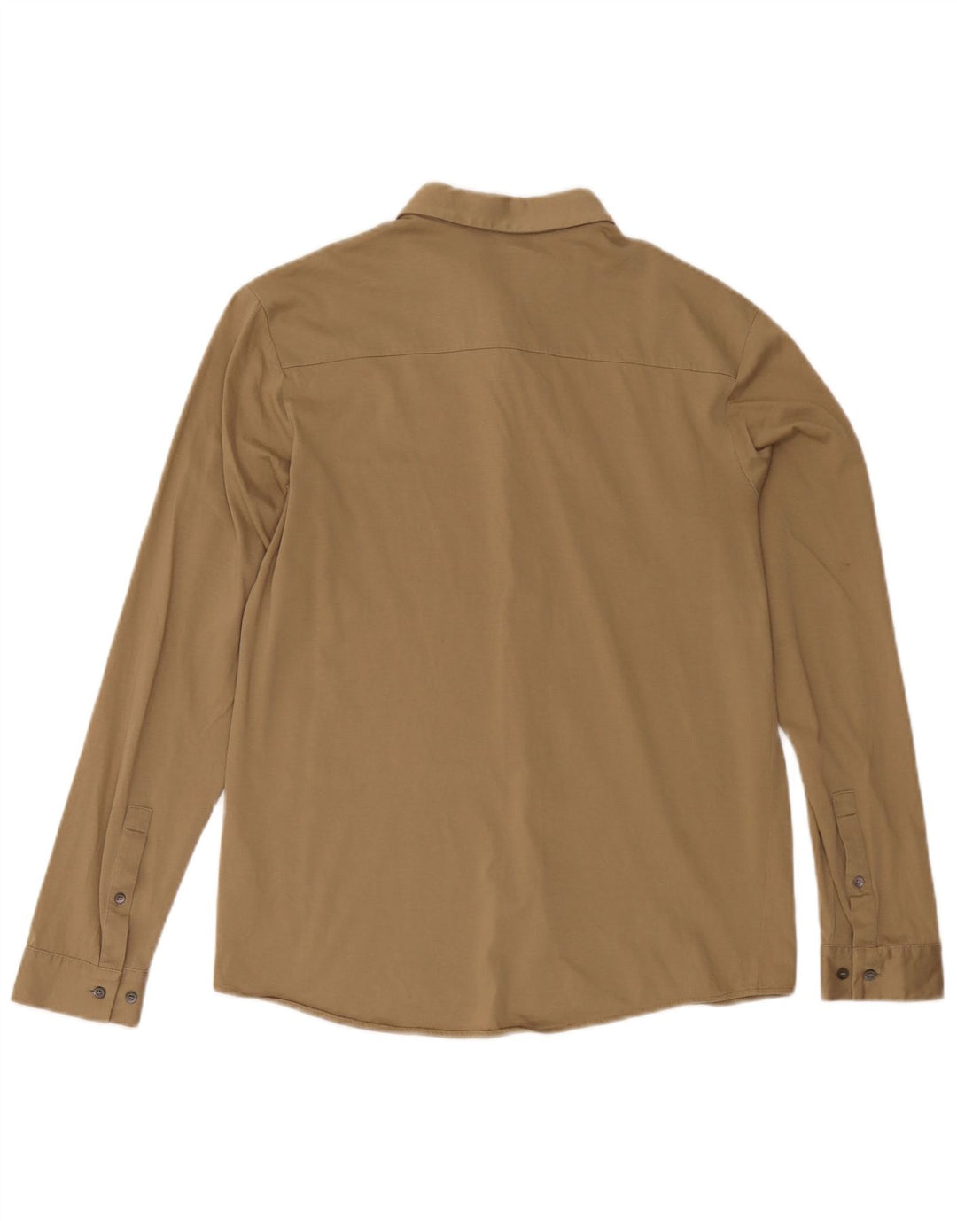 Camicia Cos da uomo in cotone kaki medio