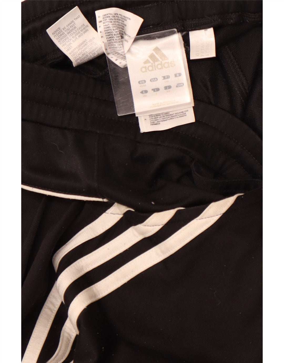 Pantaloni da tuta da uomo ADIDAS 2XL Poliestere color block nero