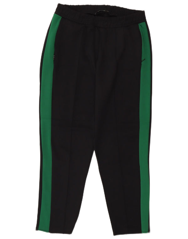 Pantaloni della tuta da donna Zara UK 12 Medium Black Colourblock in poliammide