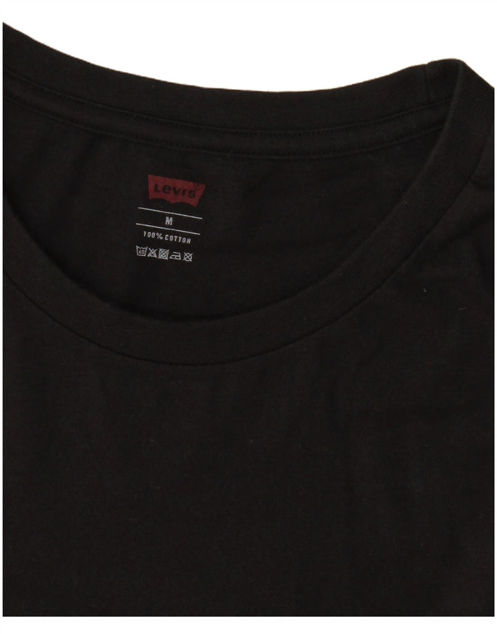 T-shirt da uomo Levi's Top in cotone nero medio
