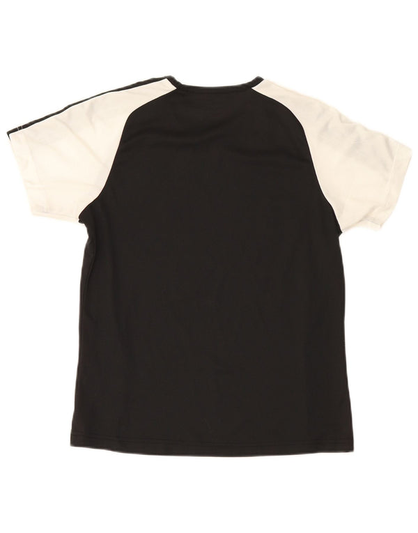 T-shirt da donna Champion Top UK 12 Poliestere color block medio nero