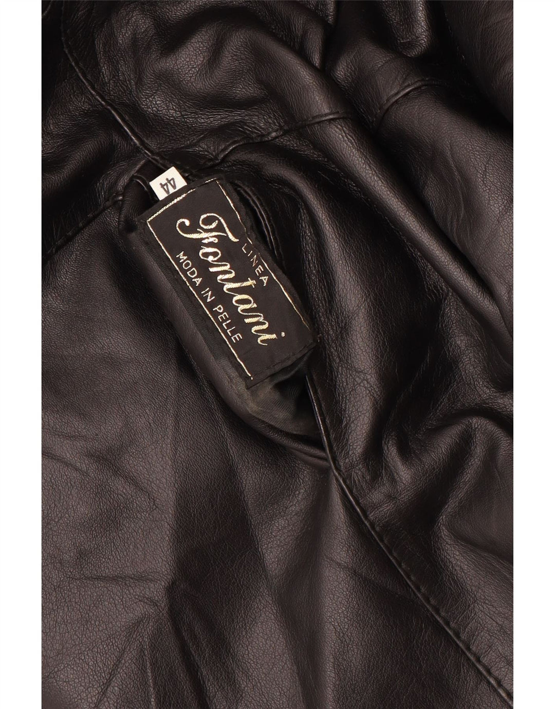 Cappotto Shearling Oversize Donna Fontani IT 44 Pelle Marrone Medio
