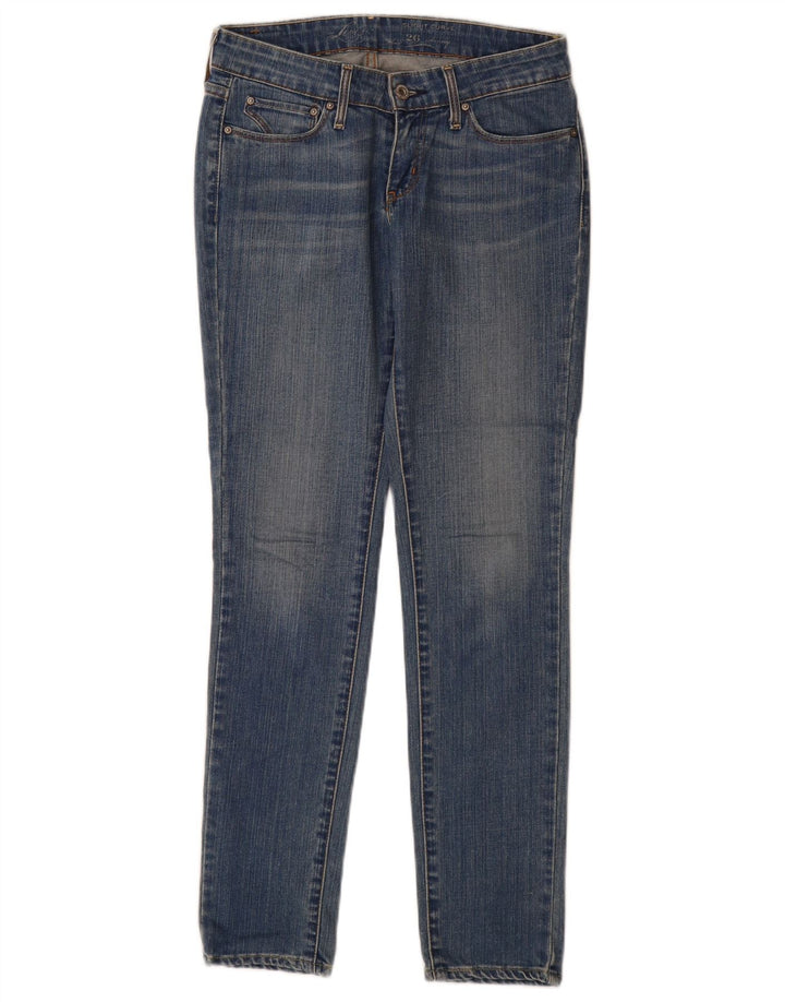Jeans skinny da donna con curvatura leggera LEVI'S W26 L30 cotone blu