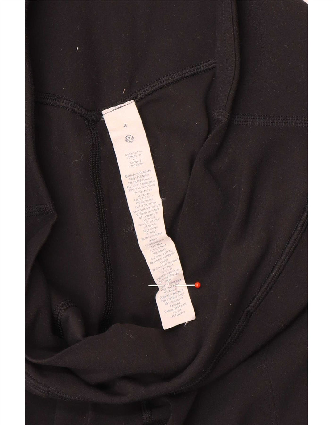 Pantaloni da tuta da donna Lululemon Joggers US 8 Medium Black Nylon