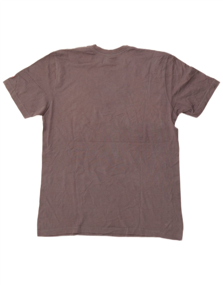 NIKE T-shirt grafica da uomo con vestibilità standard, grande, in cotone grigio