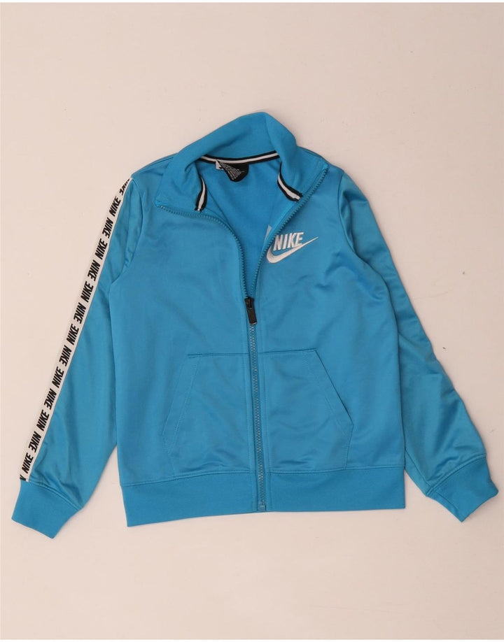 Giacca da tuta grafica Nike da ragazzo, 6-7 anni, grande, blu, color block