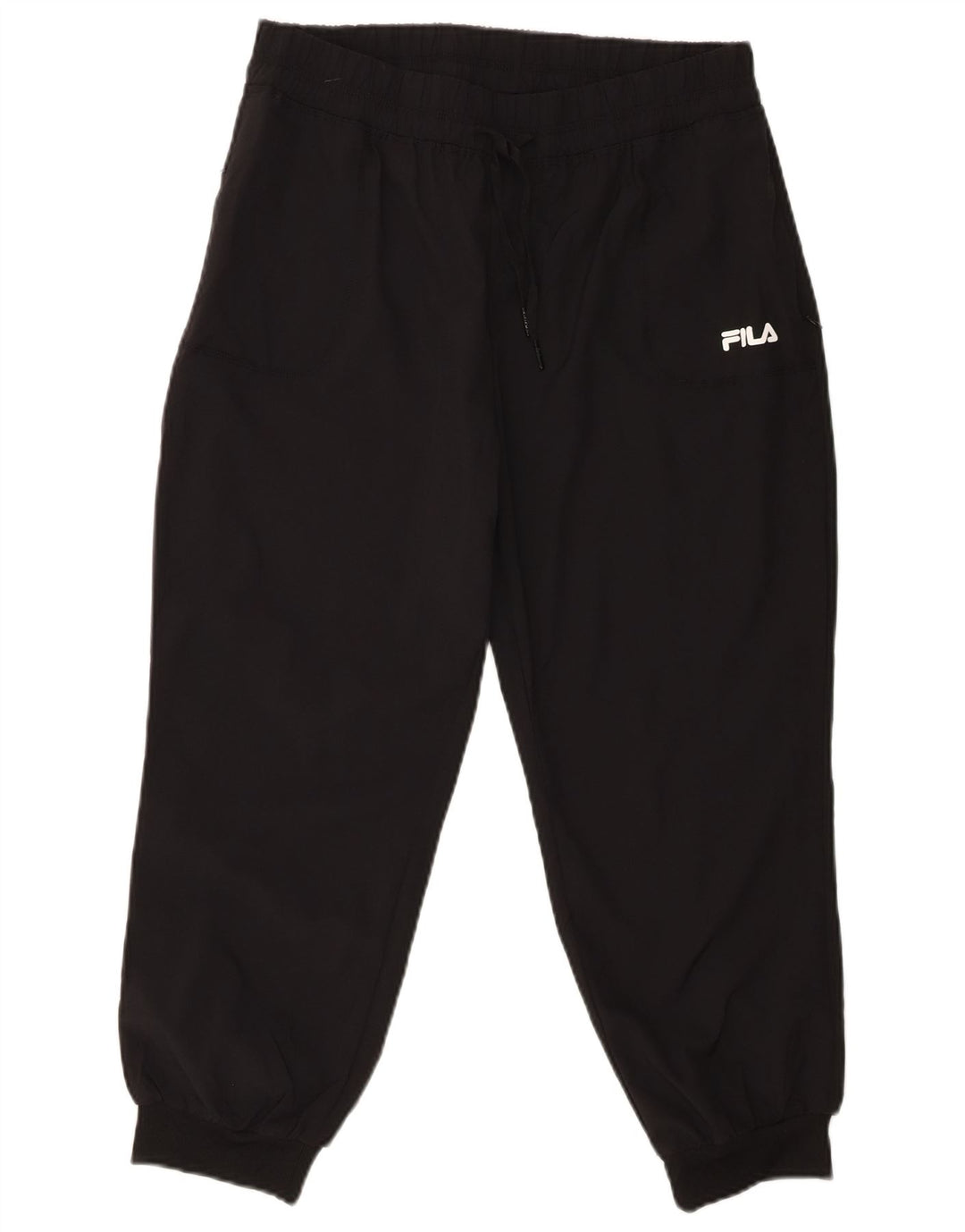 FILA Womens Tracksuit Trousers Joggers UK 14 Large Black Polyester