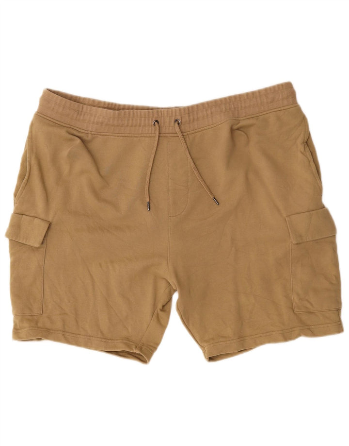 Pantaloncini sportivi vestibilità regolare da uomo Marks & Spencer 2XL cotone beige