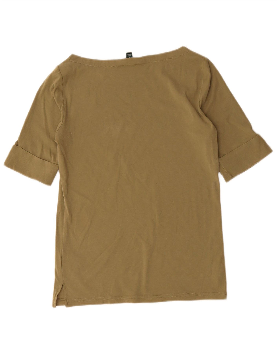 Camicetta da donna Ralph Lauren Top UK 12 cotone kaki medio