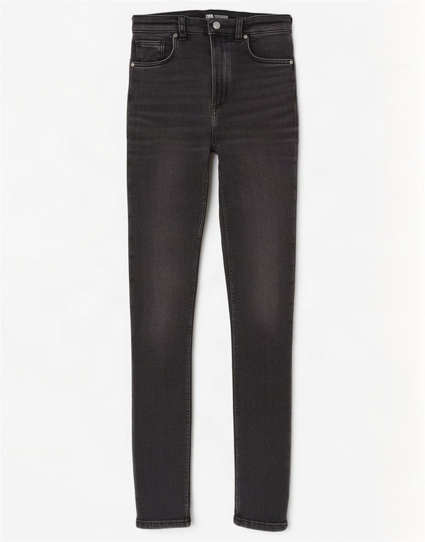 Jeans skinny da donna Zara EU 36 XS W26 L27 Grigio