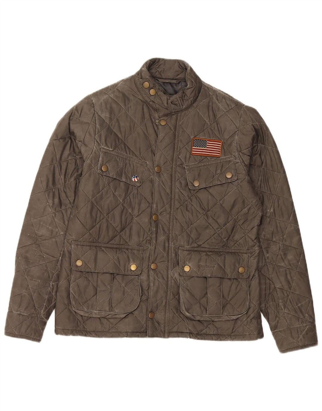 Giacca trapuntata per ragazzi Barbour 12-13 anni XL kaki poliammide