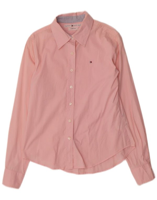 Camicia da donna Tommy Hilfiger US 8 cotone rosa medio