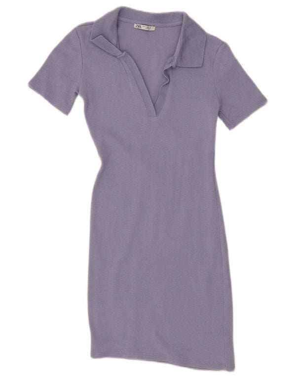 Abito polo da donna Zara UK 8 piccolo viola