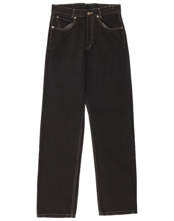 Jeans dritti da uomo Wrangler W34 L34 cotone nero
