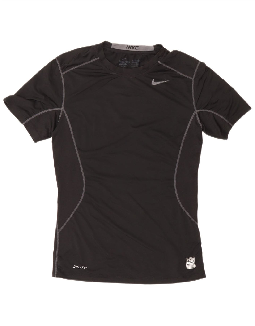 Maglietta Nike Pro Combat da uomo, piccola, nera