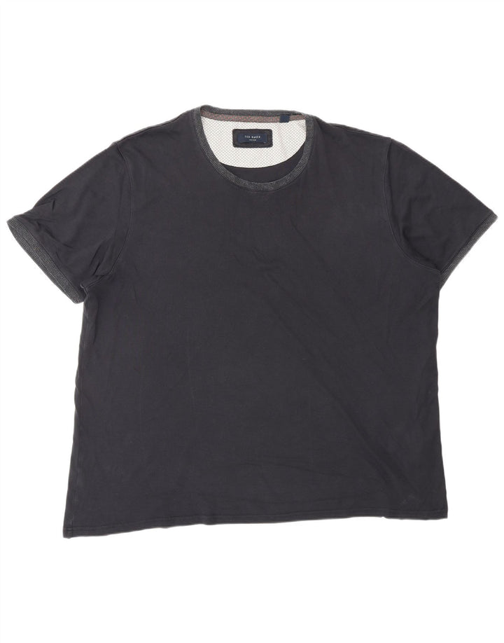 T-shirt da uomo TED BAKER Top 2XL cotone blu navy