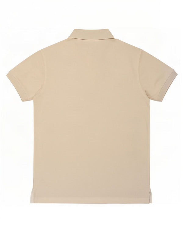 Polo da uomo Russell Athletic in cotone bianco medio