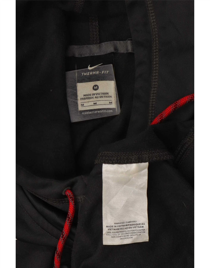 Felpa con cappuccio e zip grafica Nike Ohio State da uomo in poliestere grigio medio