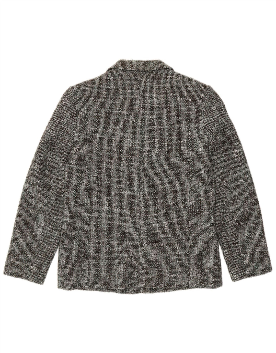 Giacca blazer da donna vestibilità ampia EASTEX UK 10 piccola turchese chiazzata