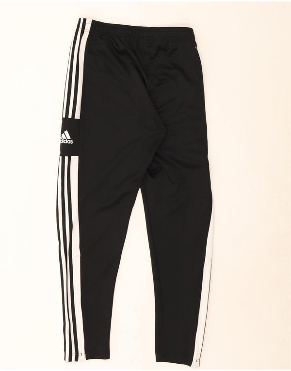 Pantaloni da tuta con grafica Adidas da uomo grandi in poliestere nero