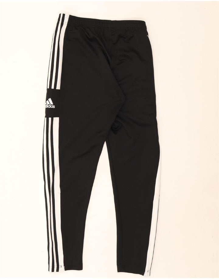 Pantaloni da tuta con grafica Adidas da uomo grandi in poliestere nero