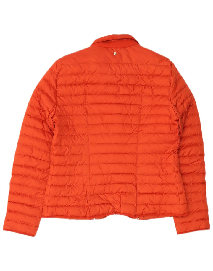 Giacca imbottita da donna Massimo Dutti UK 16 Large Arancione