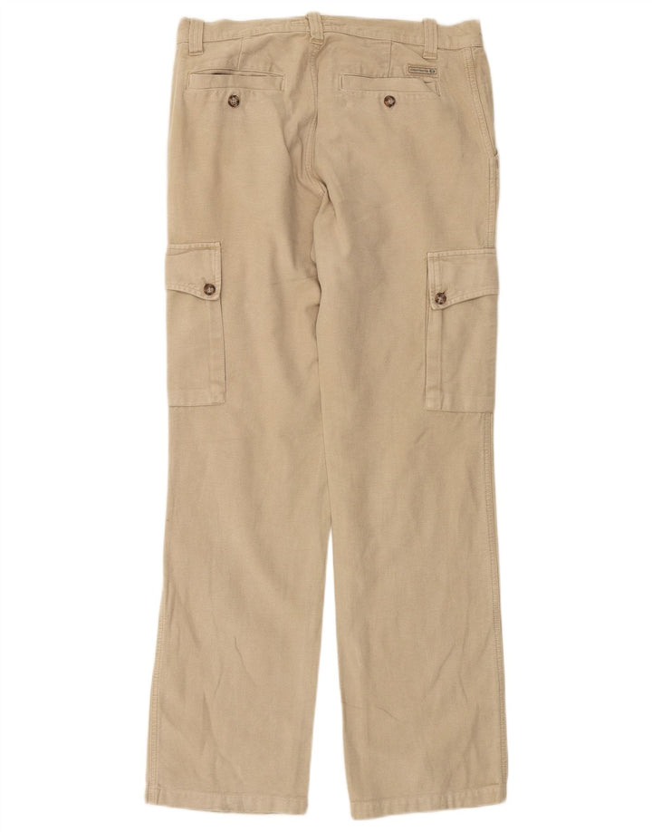 SERGIO TACCHINI Pantaloni cargo dritti da uomo IT 48 Medio W32 L32 Beige