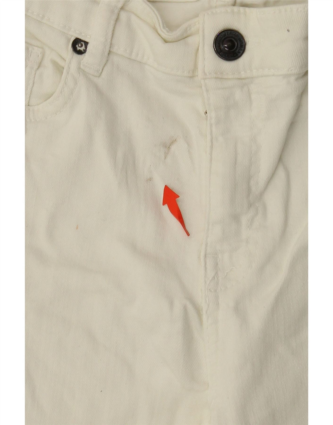 Jeans slim da donna ZARA EU 38 Small W28 L26 Bianco