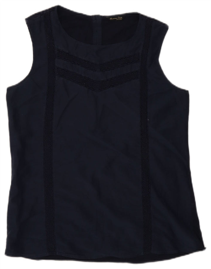 Canotta da donna Massimo Dutti UK 12 medio blu navy