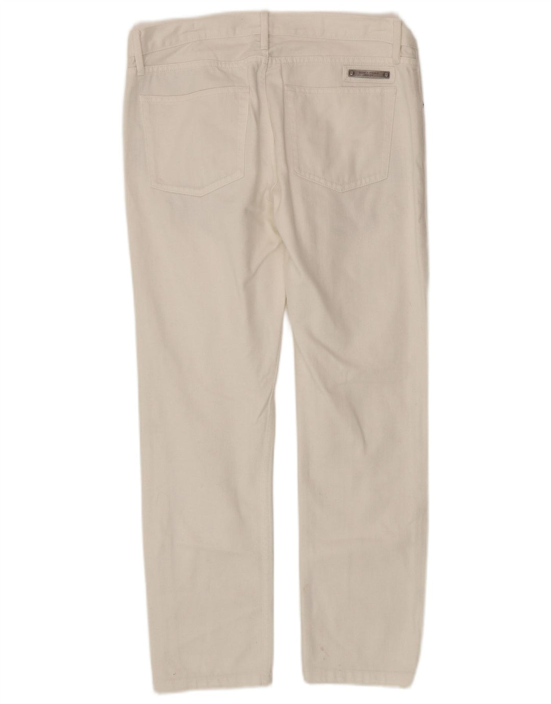 Jeans slim da uomo Burberry W31 L28 cotone bianco