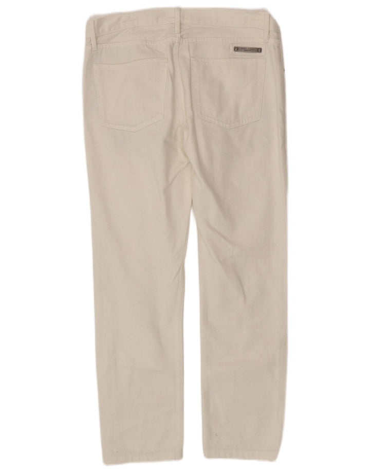 Jeans slim da uomo Burberry W31 L28 cotone bianco