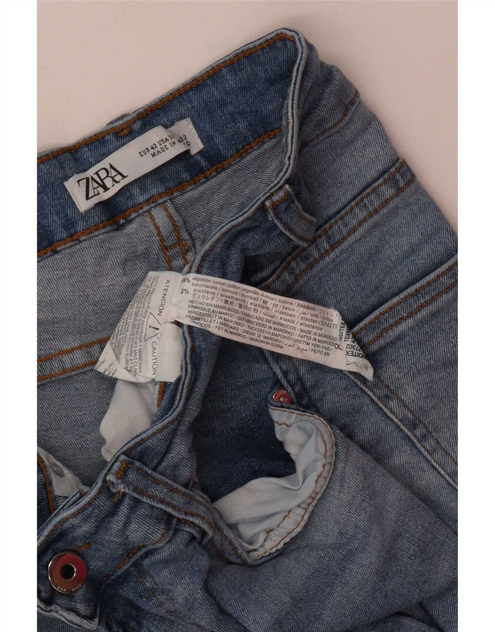 Jeans slim da uomo Zara EU 42 Large W32 L27 Cotone blu
