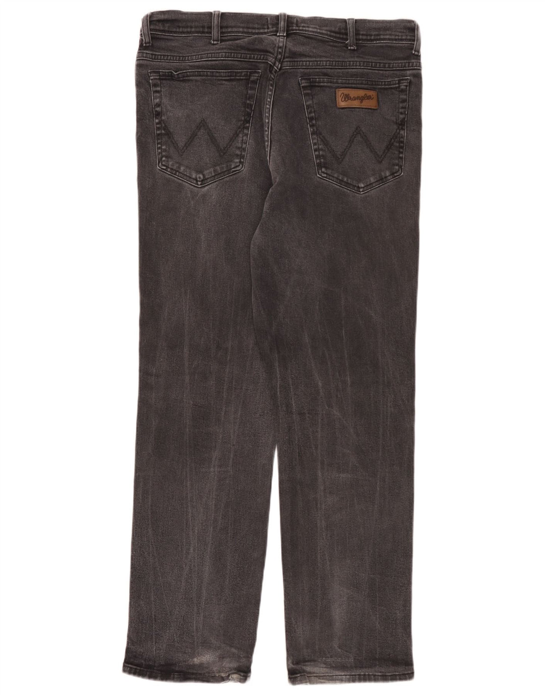 Jeans dritti elasticizzati Texas da uomo Wrangler W38 L32 cotone grigio