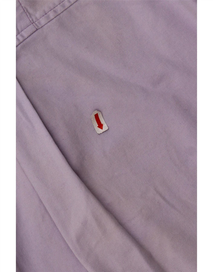 CREW CLOTHING Camicia pullover da uomo piccola in cotone viola