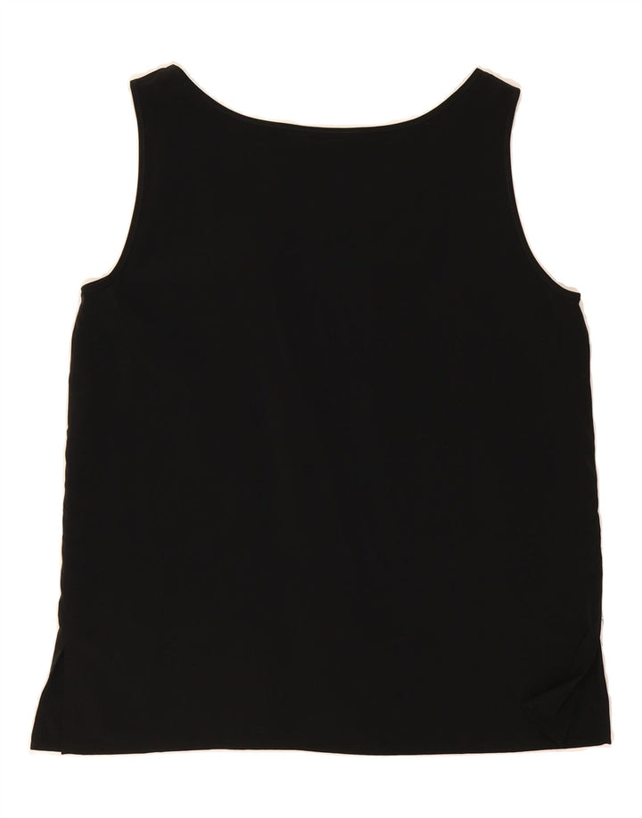 JEAN CLAIRE Womens Vest Top IT 42 Medium Black Vintage Jean Claire and Second-Hand Jean Claire from Messina Hembry 