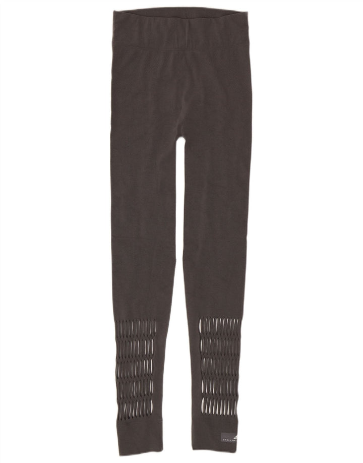 Adidas Stella McCartney Graphic Leggings da donna UK 14 Large Grigio Poliammide