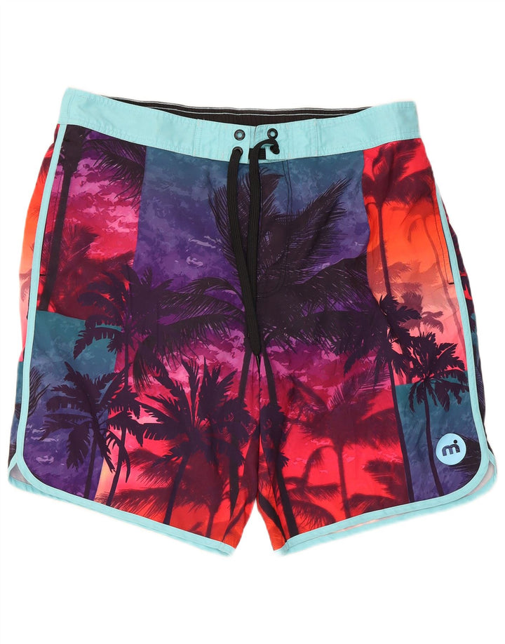 Pantaloncini da bagno da uomo Mistral 2XL Poliestere floreale multicolore hawaiano