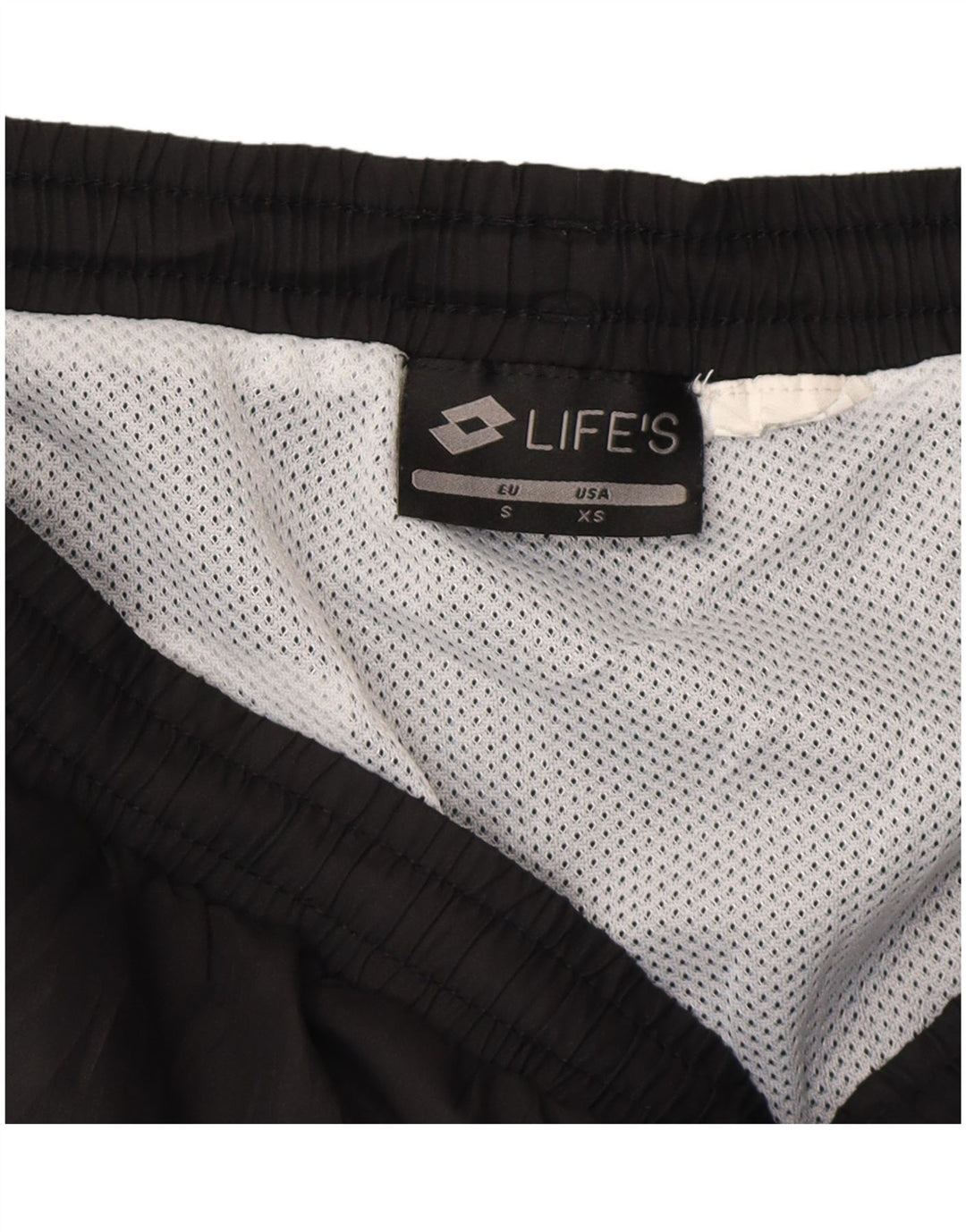 Pantaloncini da bagno grafici da uomo LOTTO XS neri